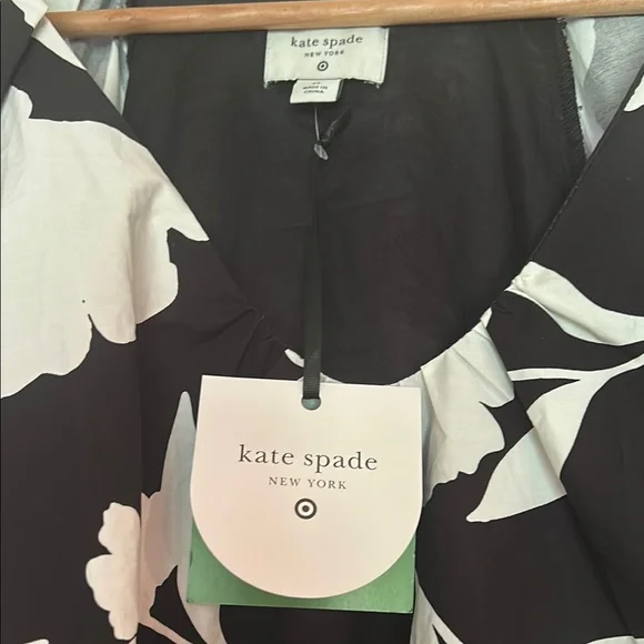 Kate Spade Rose Poplin Mini Dress - Picture 2 of 5